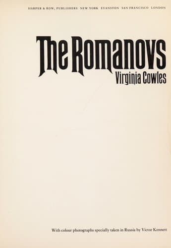 Tapa de The Romanovs