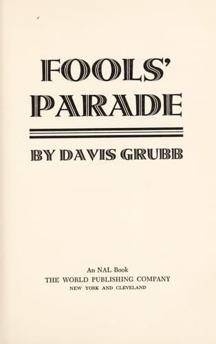 Tapa de Fools' parade.
