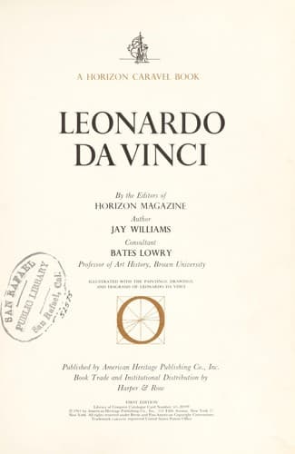 Tapa de Leonardo da Vinci