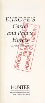 Tapa de Europe's castle and palace hotels