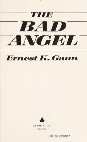 Tapa de The bad angel
