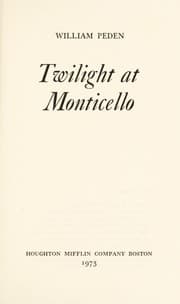 Tapa de Twilight at Monticello