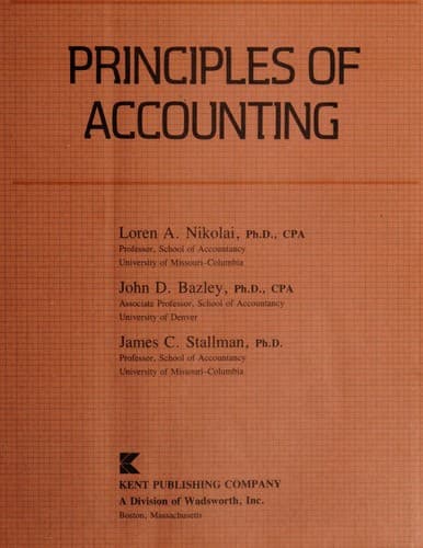 Tapa de Principles of accounting