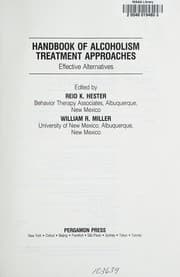 Tapa de Handbook of alcoholism treatment approaches