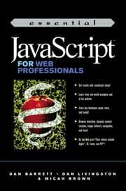 Tapa de Essential Java script for Web professionals