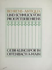 Tapa de Behrens-Antiqua und Schmuck