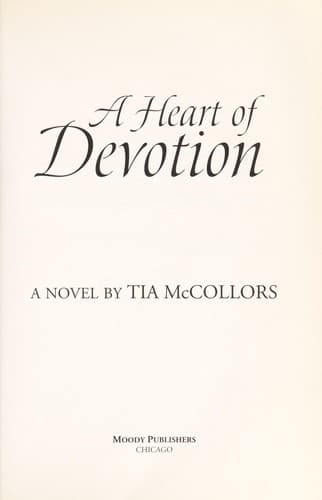 Tapa de A heart of devotion