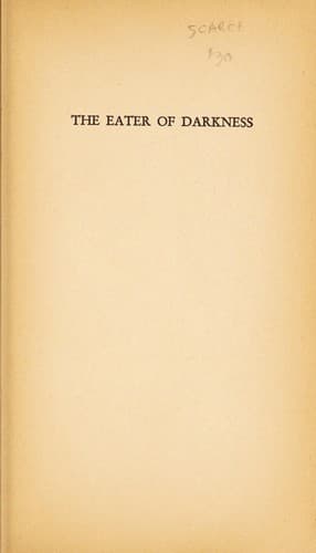 Tapa de The eater of darkness