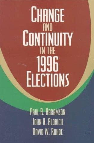 Tapa de Change and continuity in the 1996 elections