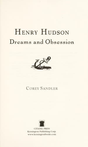 Tapa de Henry Hudson
