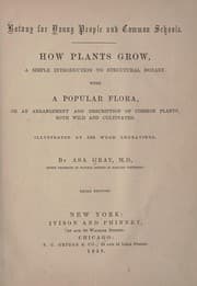 Tapa de Botany for young people and common schools