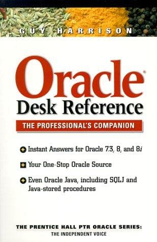 Tapa de Oracle Desk Reference