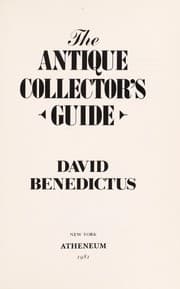 Tapa de The antique collector's guide