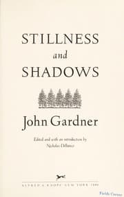 Tapa de Stillness ; and, Shadows