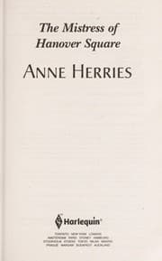 Tapa de The mistress of Hanover Square