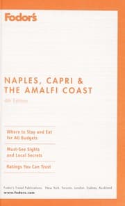 Tapa de Fodor's Naples, Capri & the Amalfi Coast