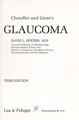Tapa de Chandler and Grant's Glaucoma