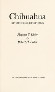 Tapa de Chihuahua; storehouse of storms