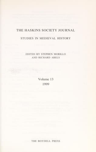 Tapa de Studies in medieval history