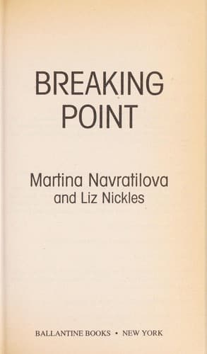 Tapa de Breaking point