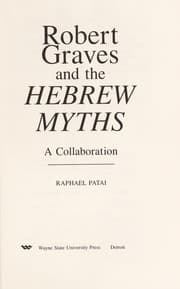 Tapa de Robert Graves and the Hebrew myths
