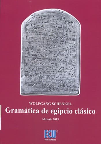 Tapa de Gramática de egipcio clásico