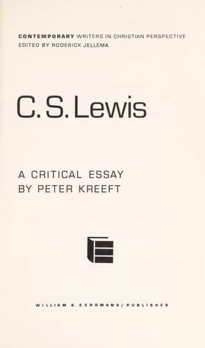 Tapa de C. S. Lewis