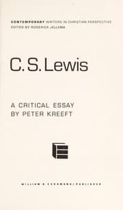 Tapa de C. S. Lewis