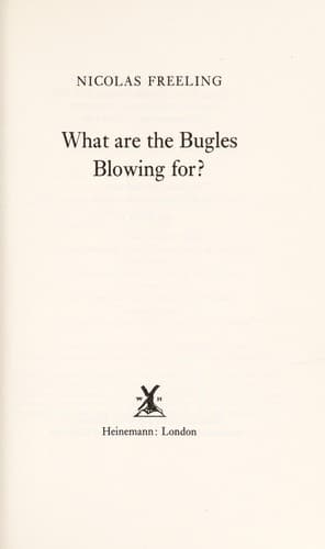 Tapa de What are the bugles blowing for?