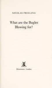 Tapa de What are the bugles blowing for?