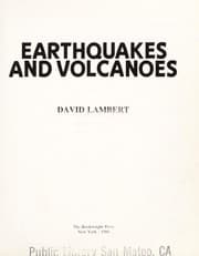 Tapa de Earthquakes and volcanoes