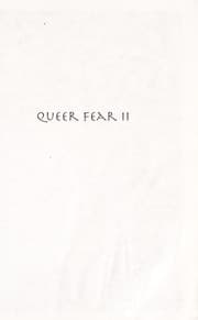 Tapa de Queer fear II : gay horror fiction