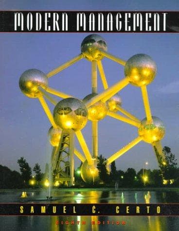 Tapa de Modern management