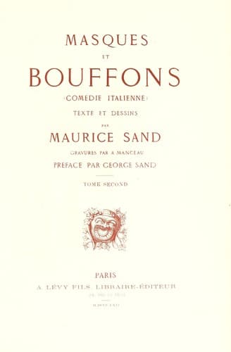 Tapa de Masques et bouffons