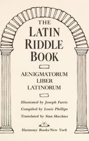 Tapa de The Latin riddle book =