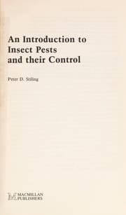 Tapa de An Introduction to Insect Pests and Their Control