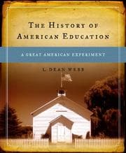 Tapa de The History of American Education