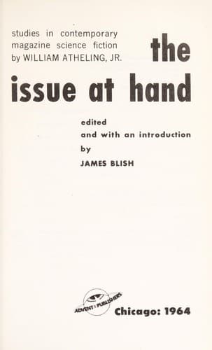 Tapa de The issue at hand