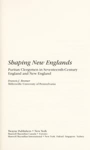 Tapa de Shaping New Englands