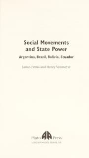 Tapa de SOCIAL MOVEMENTS AND STATE POWER