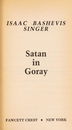 Tapa de Satan in Goray