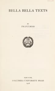 Tapa de Bella Bella texts