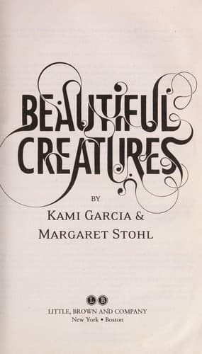 Tapa de Beautiful creatures