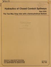 Tapa de Hydraulics of closed conduit spillways