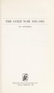 Tapa de The Cold War, 1945-1963