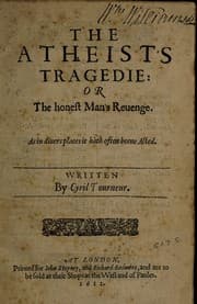 Tapa de The atheist's tragedie, or, The honest man's reuenge