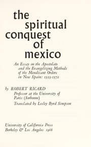 Tapa de The spiritual conquest of Mexico