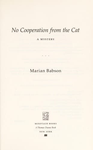 Tapa de No cooperation from the cat