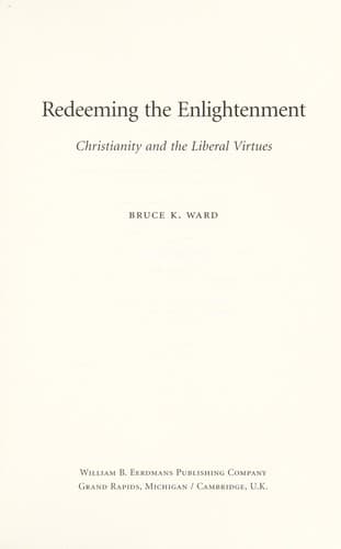 Tapa de Redeeming the Enlightenment