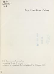 Tapa de Date palm tissue culture